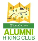 a map with the words alumni hiking club 