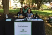 A student club on campus, Sueno Latino, at the Involvement Fair 