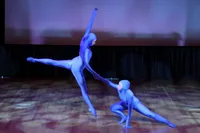 Two students dancing in ballet 