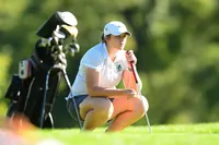 Emma Harding on the golf course 