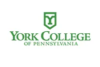 The York College of Pennsylvania logo appears in green text with a Y emblazoned in a shield-shaped icon 
