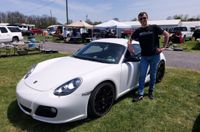 Cole Medesvky with Porsche