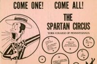 A poster for the on campus Circus Kirk.