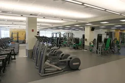As the primary strength and conditioning facility on campus, the 7,600 sq. ft. Fitness Center is outfitted with over 100 pieces of state-of-the-art equipment.