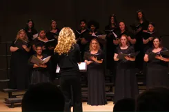 A performance by the York College Chamber Singers.