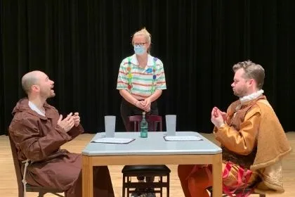 A screenshot from JL Smith's New Play Festival winning play 