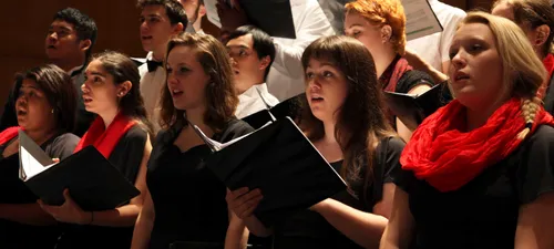 One of York College's several choral ensembles