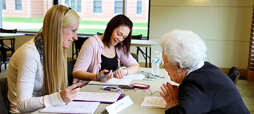 Human Services gerontology course work at York College