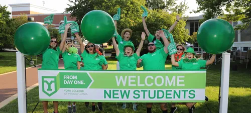 York College of Pennsylvania welcomes new students to campus!