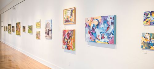 Art Exhibit in Gallery Hall, located in Marketview Arts