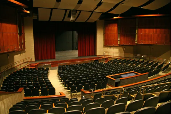 The Waldner Performing Arts Center is the hallmark of the Humanities Center with a 705-seat theatre.
