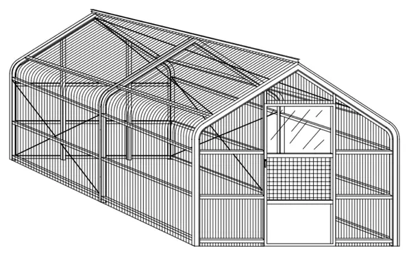 Proposed design of urban greenhouse