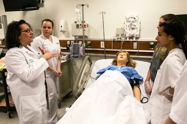 Nursing simulation at York College