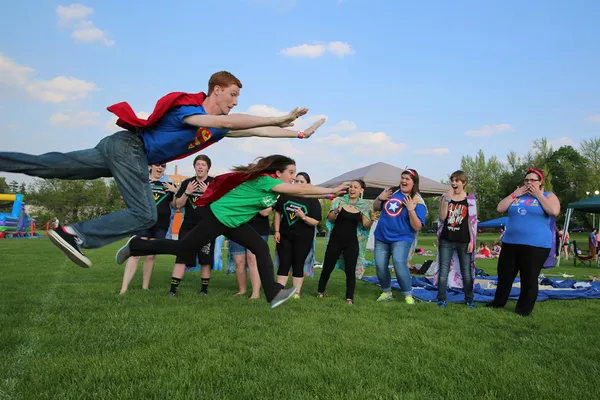 York College's 2015 Relay for Life had us flying high